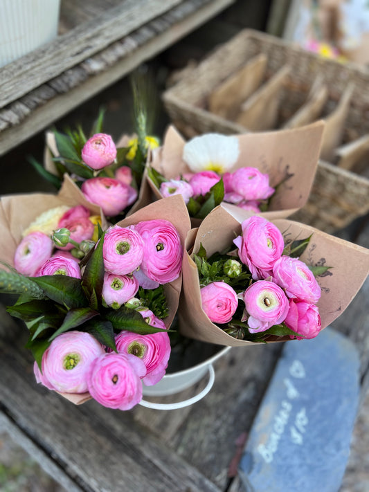 Farmgate Bunches ~ Ranunculus