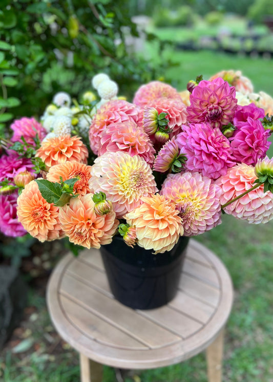 Dreamy Summer Flower Bucket