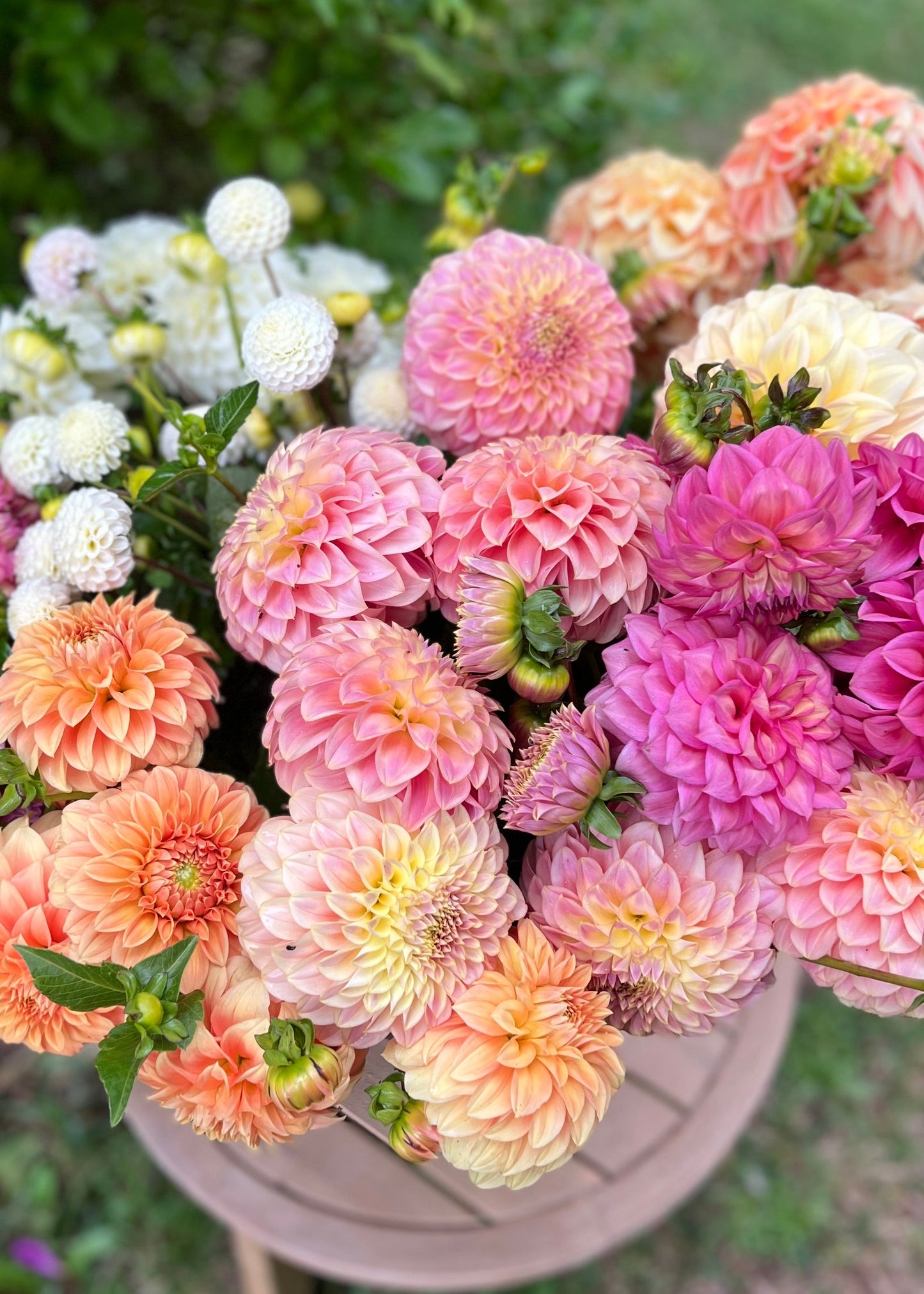 Dreamy Summer Flower Bucket
